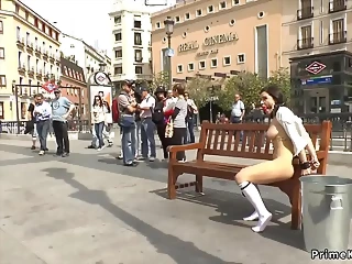 Blonde Fucks Outdoor And In Public Sex Video